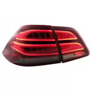 Full LED LightBar Rücklichter für Mercedes M-Klasse W166 2012-2015 rot-Weiss LHD-image-6075028