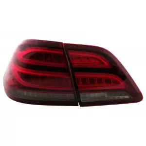 Full LED LightBar Rücklichter für Mercedes M-Klasse W166 2012-2015 rot-Weiss LHD-image-6075034
