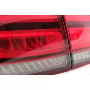 Full LED LightBar Rücklichter für Mercedes M-Klasse W166 2012-2015 rot-Weiss LHD-image-6075036