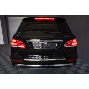 Full LED LightBar Rücklichter für Mercedes M-Klasse W166 2012-2015 rot-Weiss LHD-image-6085987