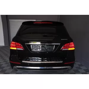 Full LED LightBar Rücklichter für Mercedes M-Klasse W166 2012-2015 rot-Weiss LHD-image-6085990