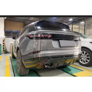 Diffusor & Auspuff Tipps für Rover Velar SUV L560 2017+ Dynamisch Look Glänzend schwarz-image-6076987