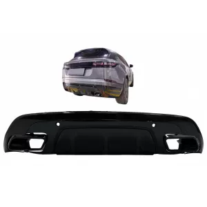 Diffusor & Auspuff Tipps für Rover Velar SUV L560 2017+ Dynamisch Look Glänzend schwarz-image-6077090