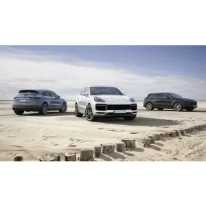 Komplett Bodykit für Porsche Cayenne 9Y0 2018+ Umstellung auf Turbo & Aero Look-image-6077716