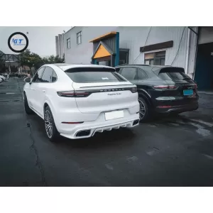 Komplett Bodykit für Porsche Cayenne 9Y0 2018+ Umstellung auf Turbo & Aero Look-image-6077785