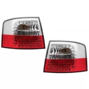image-53-LED hátsó lámpa Audi A6 4B C5 Avant kombi (12.1997-01.2005), tiszta üveg, piros/fehér