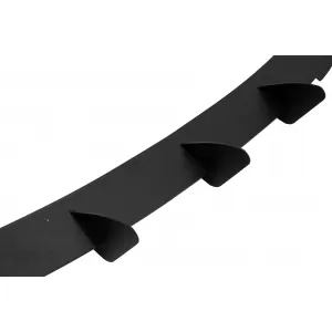 Rear Bumper Extension for Diffuser and Rear Side Splitters suitable for VW Golf VI 6 GTI (2008-2013) Black