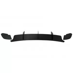 Rear Bumper Extension for Diffuser and Rear Side Splitters suitable for VW Golf VI 6 GTI (2008-2013) Black