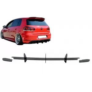 image-22-Erweiterung für Diffusor & Seitensplitter hinten für VW Golf 6 GTI 2008-2013 Schwarz