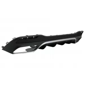 Difuzor Bara Spate cu Ornamente Evacuare compatibil cu Mercedes GLS X166 Facelift (09.2015-2019) GLS63 Design-image-6075335