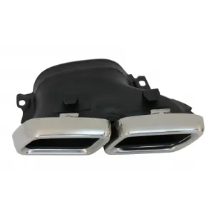 Difuzor Bara Spate cu Ornamente Evacuare compatibil cu Mercedes GLS X166 Facelift (09.2015-2019) GLS63 Design-image-6075342