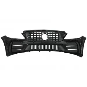 Frontstoßstange für Mercedes C-Klasse W205 S205 A205 C205 2014-2020 GT R Look-image-6079184