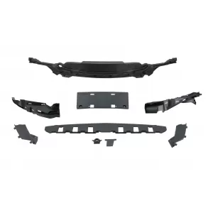 Frontstoßstange für Mercedes C-Klasse W205 S205 A205 C205 2014-2020 GT R Look-image-6079186