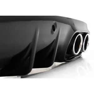 Diffuseur pour Mercedes Classe C C205 A205 Coupé Cabriolet 14-19 Embouts C43 Look-image-6077599