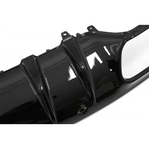 Diffuseur pour Mercedes Classe C C205 A205 Coupé Cabriolet 14-19 Embouts C43 Look-image-6077602