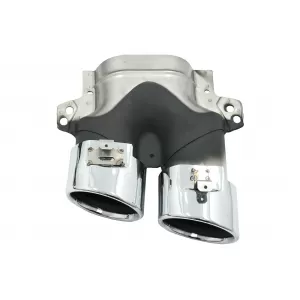 Diffuseur pour Mercedes Classe C C205 A205 Coupé Cabriolet 14-19 Embouts C43 Look-image-6077604