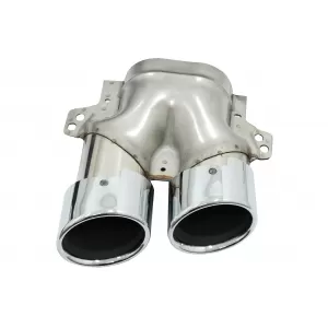 Diffuseur pour Mercedes Classe C C205 A205 Coupé Cabriolet 14-19 Embouts C43 Look-image-6077605