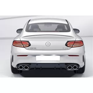 Diffuseur pour Mercedes Classe C C205 A205 Coupé Cabriolet 14-19 Embouts C43 Look-image-6077608