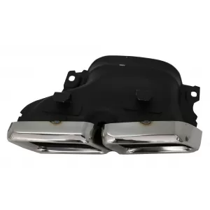 Rear Diffuser with Exhaust Muffler Tips suitable for Mercedes GLE W166 SUV Sport Line (2015-2018)