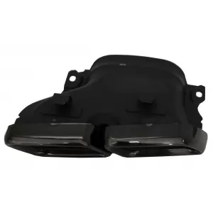 Diffusor Auspuff Tipps für Mercedes GLE W166 SUV Sport Line 2015-2018 Night Package-image-6078241