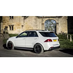 Diffusor Auspuff Tipps für Mercedes GLE W166 SUV Sport Line 2015-2018 Night Package-image-6078248