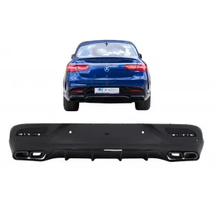Diffusor & Tipps für Mercedes GLE Coupé C292 Sport Line 15-19 Night Package GLE63 Look-image-6076944
