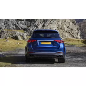 Hátsó diffúzor fekete kipufogóvégekkel Mercedes GLE W167 SUV V167 Sport Line (2019-) modellekhez, GLE53 Dizájn, Night Package-image-6078810