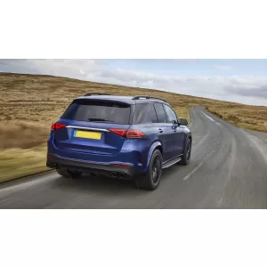 Hátsó diffúzor fekete kipufogóvégekkel Mercedes GLE W167 SUV V167 Sport Line (2019-) modellekhez, GLE53 Dizájn, Night Package-image-6078811
