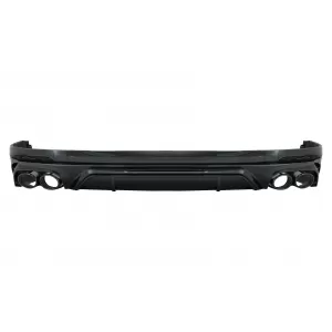 Heckdiffusor Doppelt Auslauf für Audi Q5 SUV FY S-Line 2018-2020 Schwarz Tipps-image-6078695