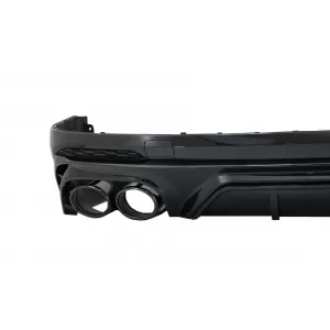Heckdiffusor Doppelt Auslauf für Audi Q5 SUV FY S-Line 2018-2020 Schwarz Tipps-image-6078697