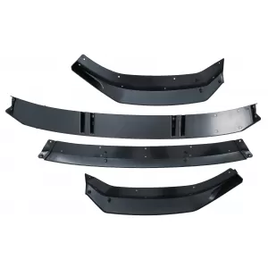 Frontstoßstange Add-On Spoiler Lippe für Audi A3 8V Facelift S-Line 2017+ Glänzend schwarz-image-6077906