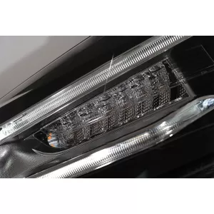 Headlights suitable for VW Polo MK5 6R 6C 61 (2011-2017) LED Light Bar Devil Eye Look RHD