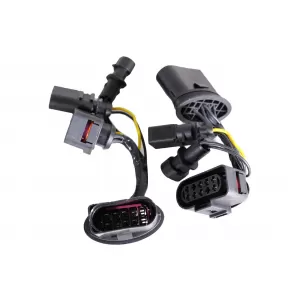 Headlights suitable for VW Polo MK5 6R 6C 61 (2011-2017) LED Light Bar Devil Eye Look RHD