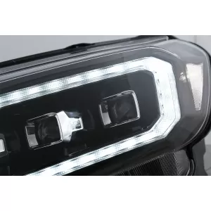 Scheinwerfer LED Dynamisch Startanzeige für Ford Ranger 15-20 LHD Matrix Schwarz-image-6078857
