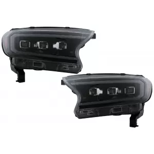 Scheinwerfer LED Dynamisch Startanzeige für Ford Ranger 15-20 LHD Matrix Schwarz-image-6078864