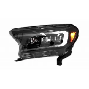 Scheinwerfer LED Dynamisch Startanzeige für Ford Ranger 15-20 LHD Matrix Schwarz-image-6078886