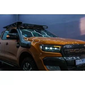 Scheinwerfer LED Dynamisch Startanzeige für Ford Ranger 15-20 LHD Matrix Schwarz-image-6089081