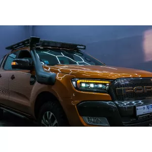 Scheinwerfer LED Dynamisch Startanzeige für Ford Ranger 15-20 LHD Matrix Schwarz-image-6089082