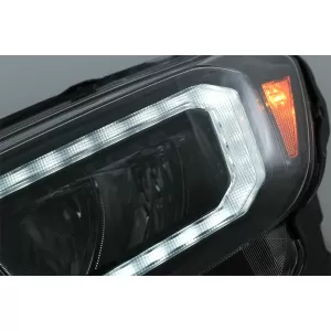 Fényszóró LED fénysorral Ford Ranger (2015-2020) LHD, Teljes Fekete, dinamikus irányjelző-image-6078828
