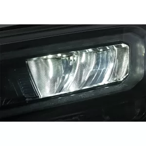 Fényszóró LED fénysorral Ford Ranger (2015-2020) LHD, Teljes Fekete, dinamikus irányjelző-image-6078831