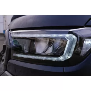 Fényszóró LED fénysorral Ford Ranger (2015-2020) LHD, Teljes Fekete, dinamikus irányjelző-image-6091443