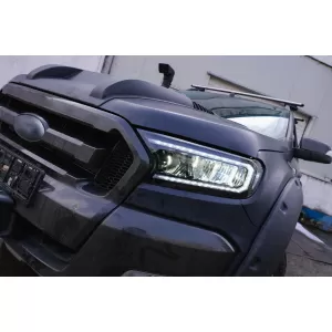 Fényszóró LED fénysorral Ford Ranger (2015-2020) LHD, Teljes Fekete, dinamikus irányjelző-image-6091448