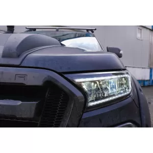 Fényszóró LED fénysorral Ford Ranger (2015-2020) LHD, Teljes Fekete, dinamikus irányjelző-image-6091449