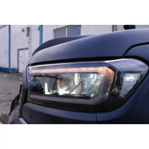 Fényszóró LED fénysorral Ford Ranger (2015-2020) LHD, Teljes Fekete, dinamikus irányjelző-image-6091450