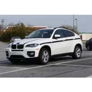 Decorative Roof Rails suitable for BMW X6 E71 E72 (2008-2015) Black