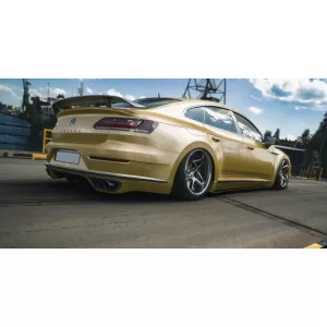 Front Bumper with Side Skirts Extensions and Trunk Spoiler suitable for VW Arteon (2017-2020) R-Line Look