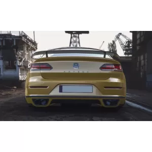 Front Bumper with Side Skirts Extensions and Trunk Spoiler suitable for VW Arteon (2017-2020) R-Line Look