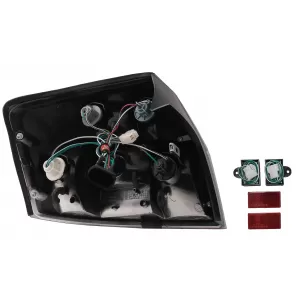 LED Rückleuchten passend für Audi A4 B6 8E Limousine 10.2000-10.2004 rot Rauch-image-6089331