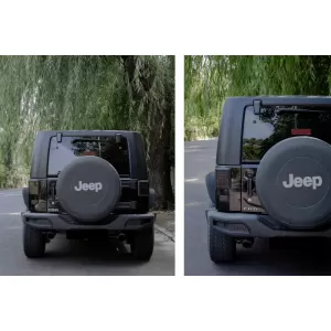 Heckstoßstange für JEEP Wrangler Rubicon JK 07-17 Auspuff Axle-Back Double-image-6075965