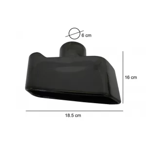 Bara Spate & Praguri Laterale cu Difuzor si Ornamente Tobe compatibil cu BMW Seria 5 F10 (2011-2017) M-Performance Design-image-6076360